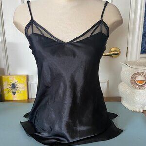 La Vie en Rose Black Camisole - Size Small